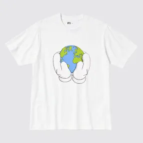 PEACE FOR ALL Short-Sleeve Graphic T-Shirt (Kaws)