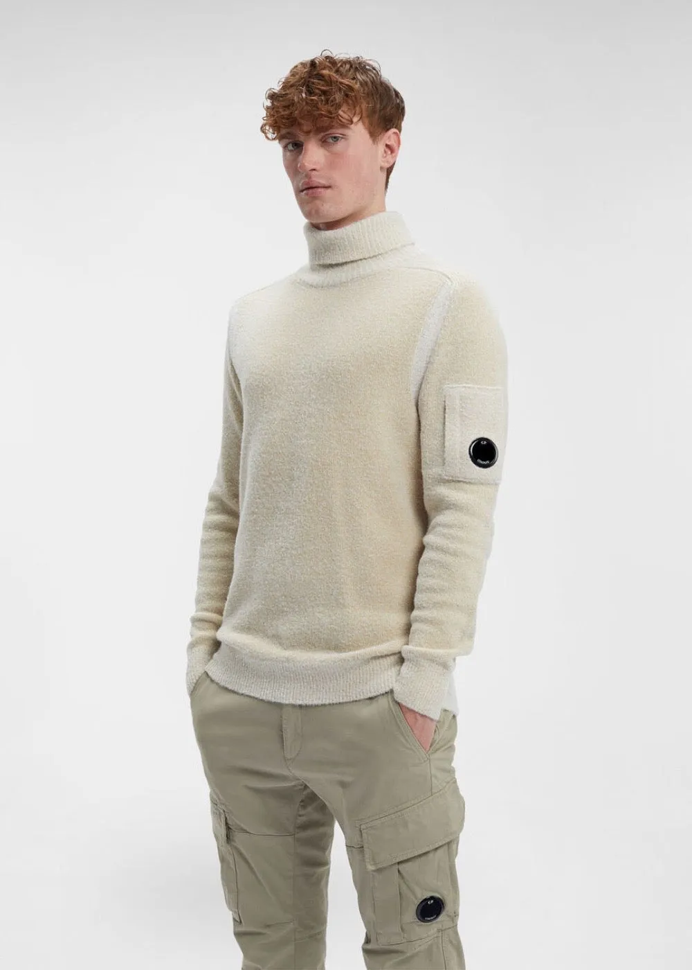 Pull C.P. Company Fleece Knit Roll Neck