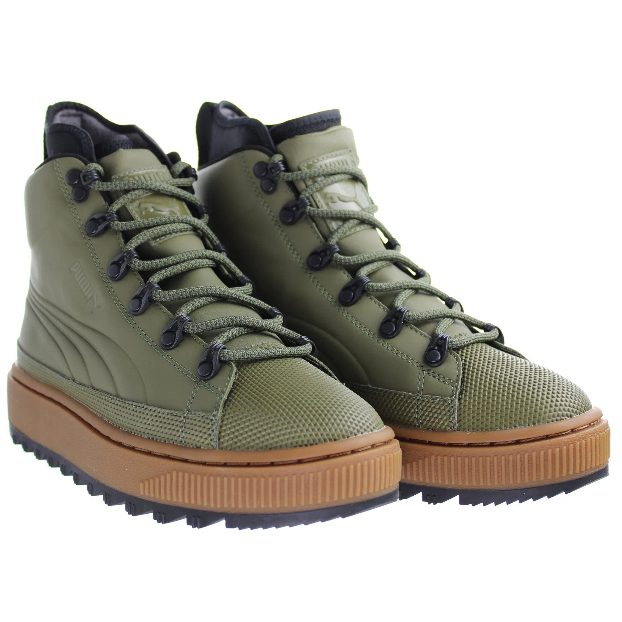 PUMA The Ren Burnt Olive Mens Boots