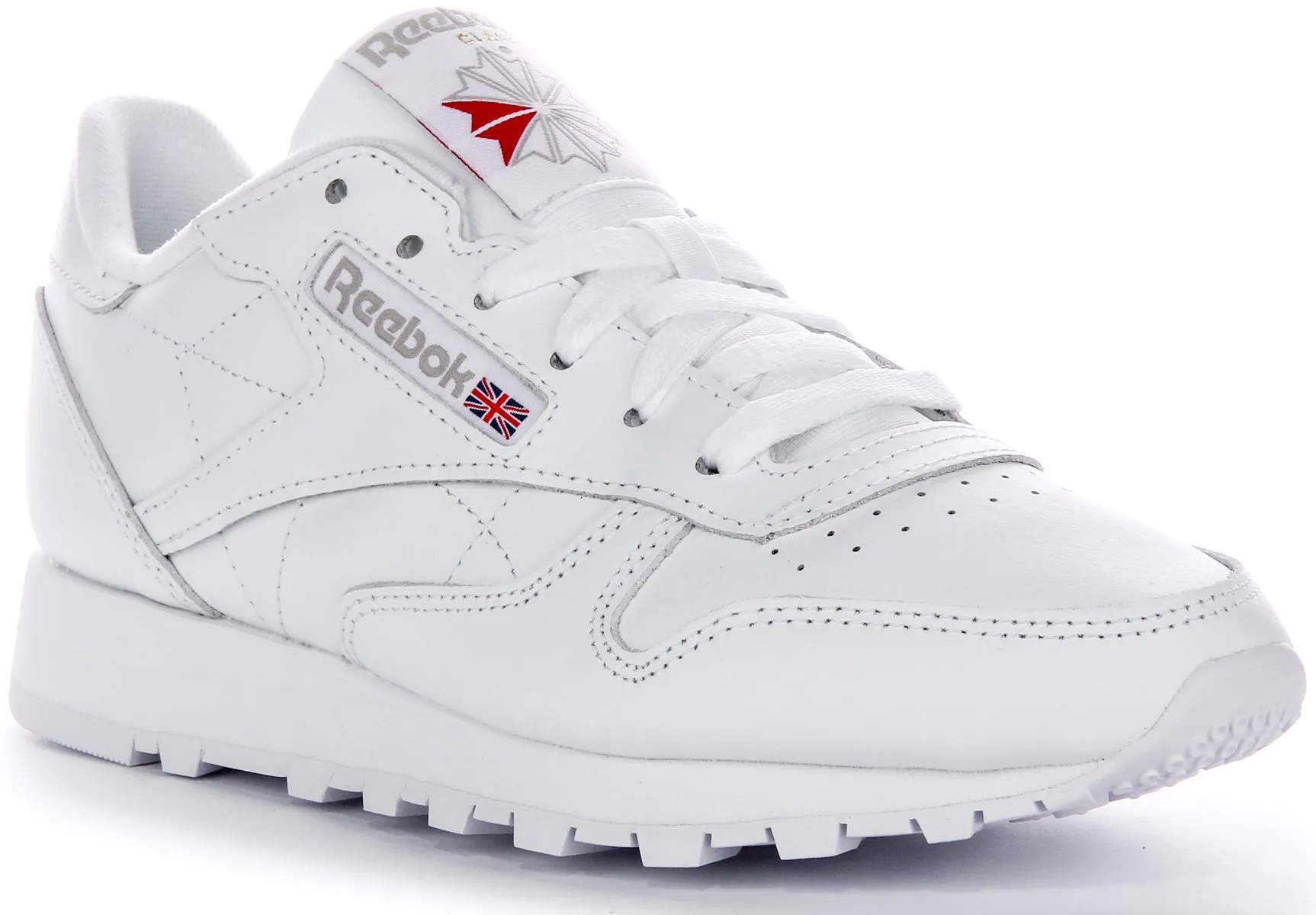 Reebok Classic Leather In White For Women