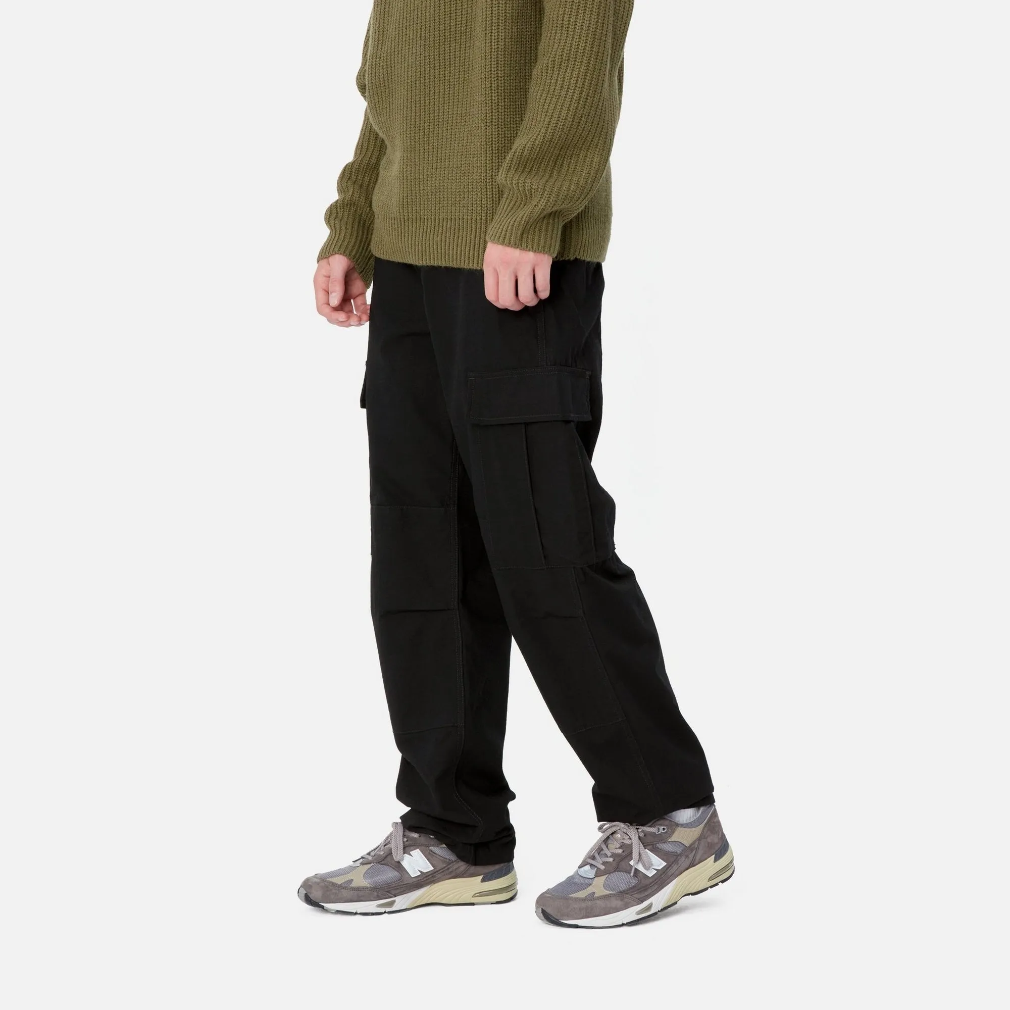 Regular Cargo Pant | Black