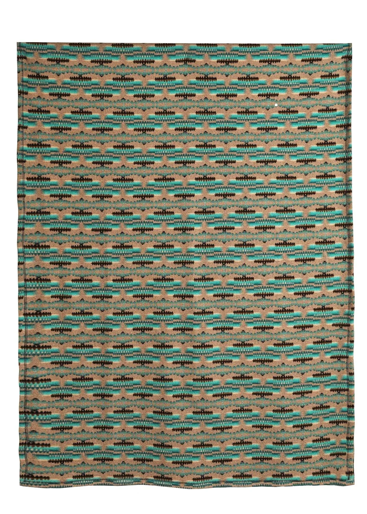 Rock & Roll Denim FLEECE BLANKET AZTEC TEAL