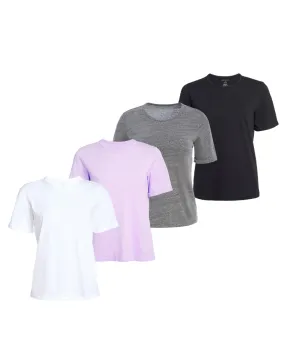 Rolled Sleeve Tee Bundle of 4