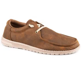 Roper Mens Hang Loose Shoes- Tan