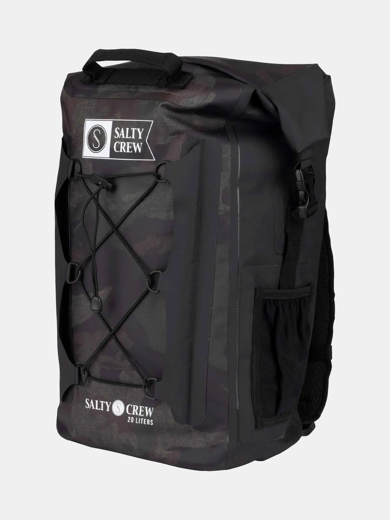 Salty Crew Voyager Roll Top Backpack - Camo