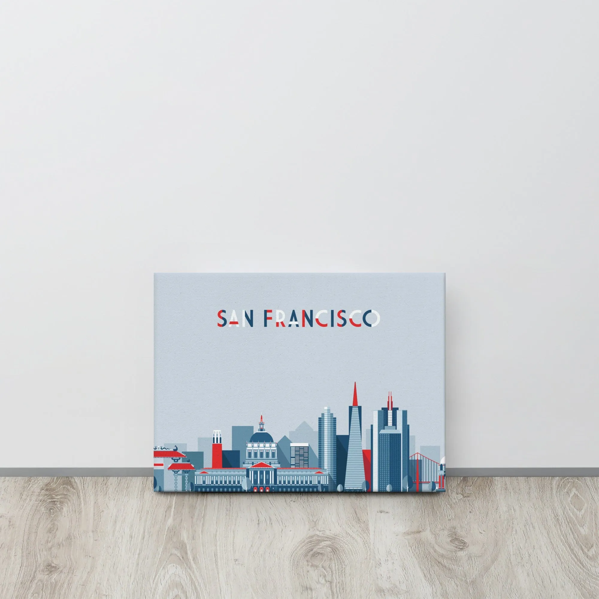 San Francisco Location Cityscape Canvas