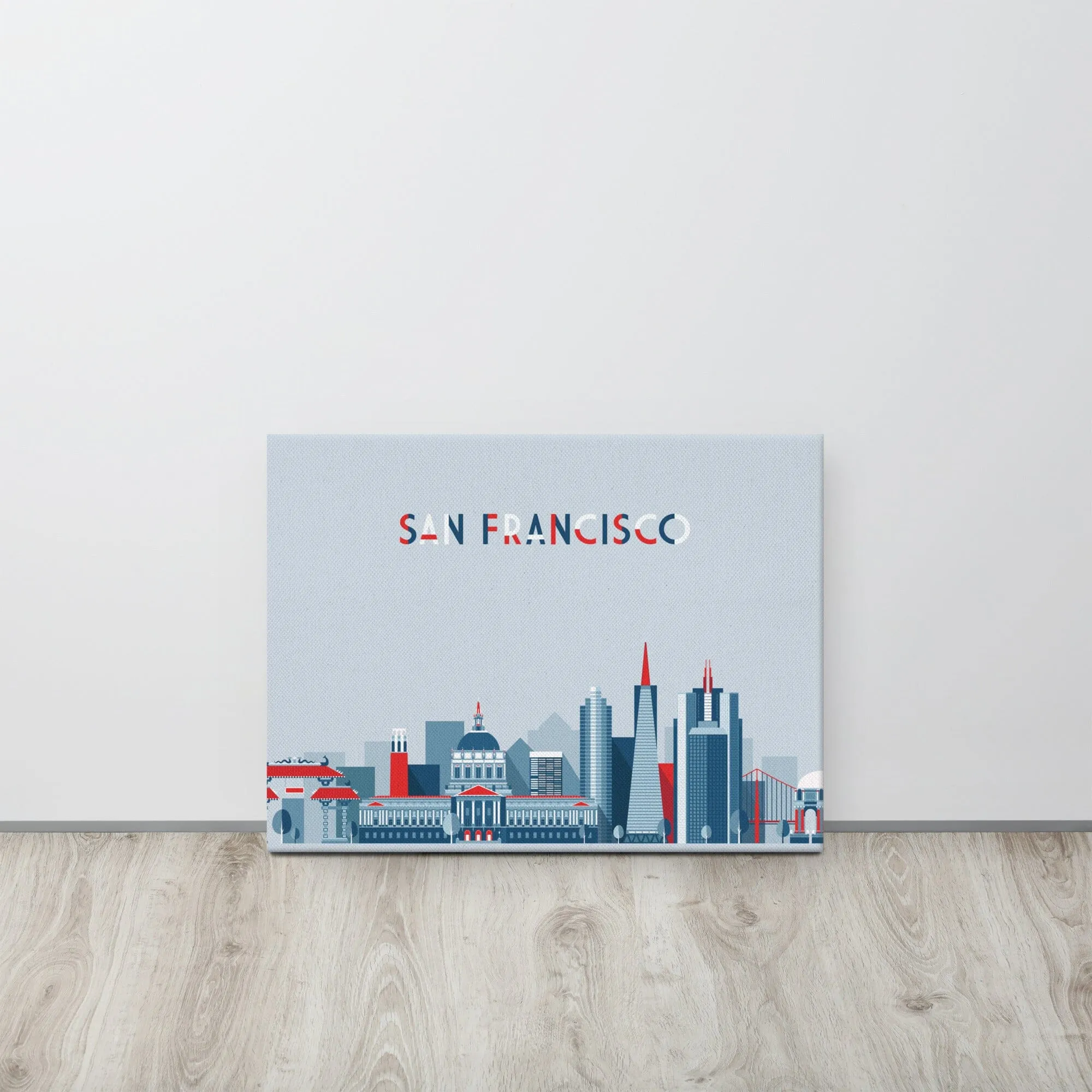 San Francisco Location Cityscape Canvas