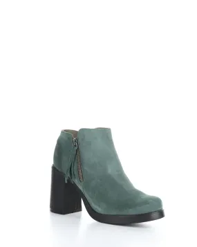 SHAR986FLY 002 GREEN Round Toe Boots