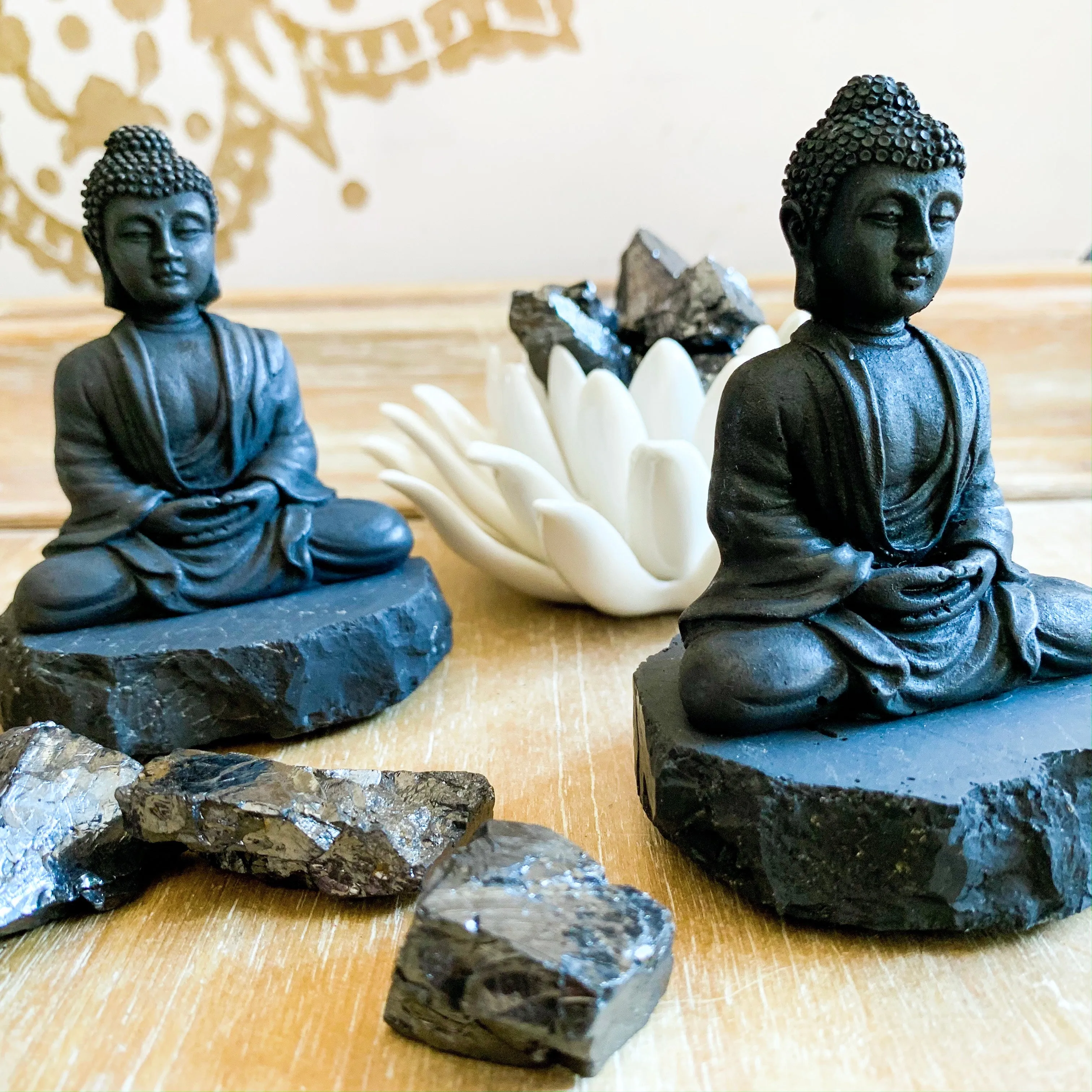 Shungite Buddha