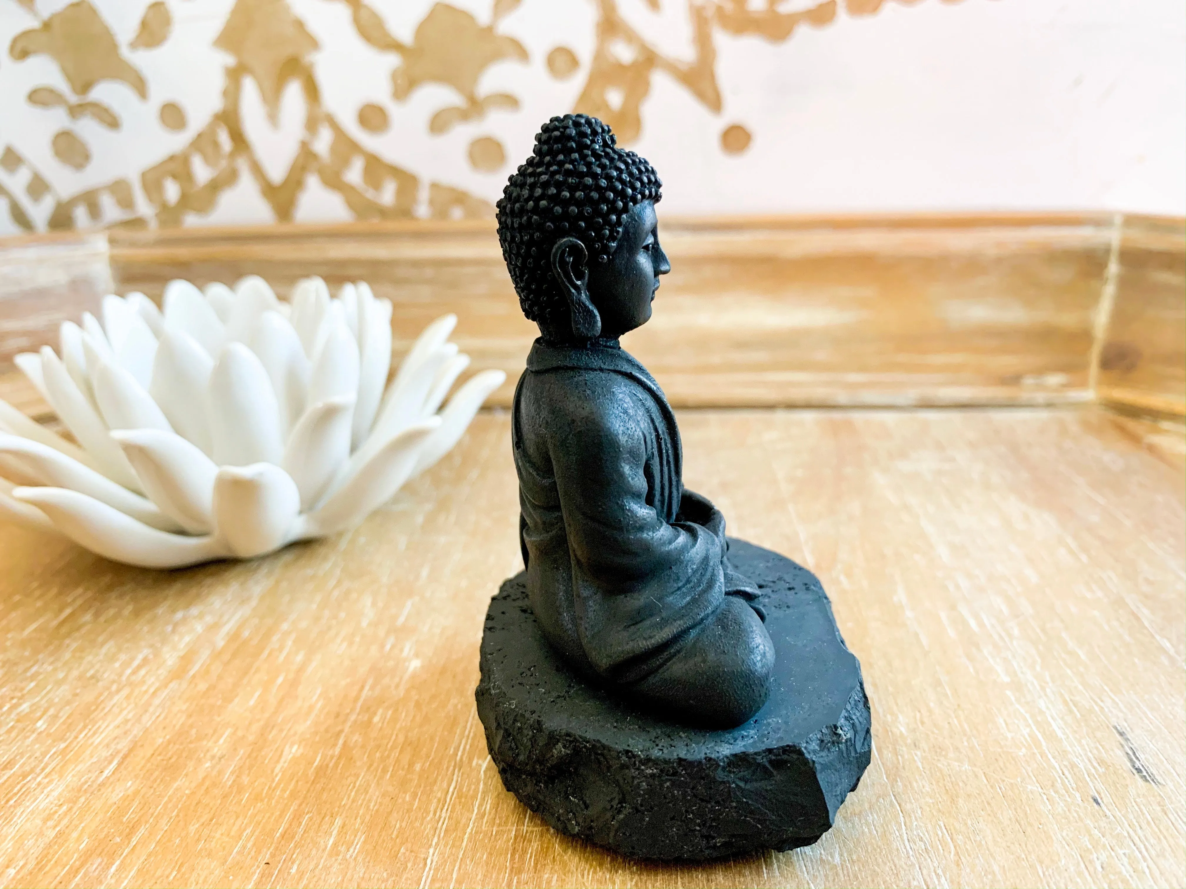 Shungite Buddha