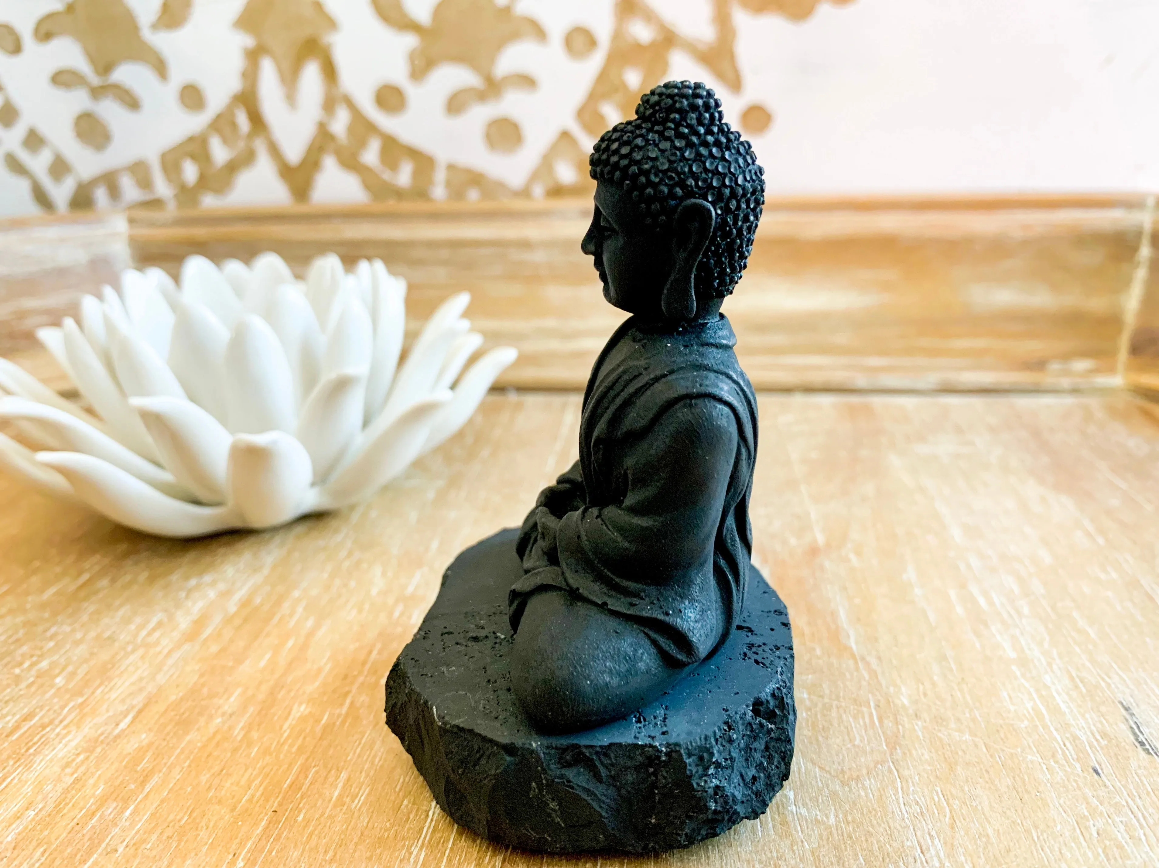 Shungite Buddha