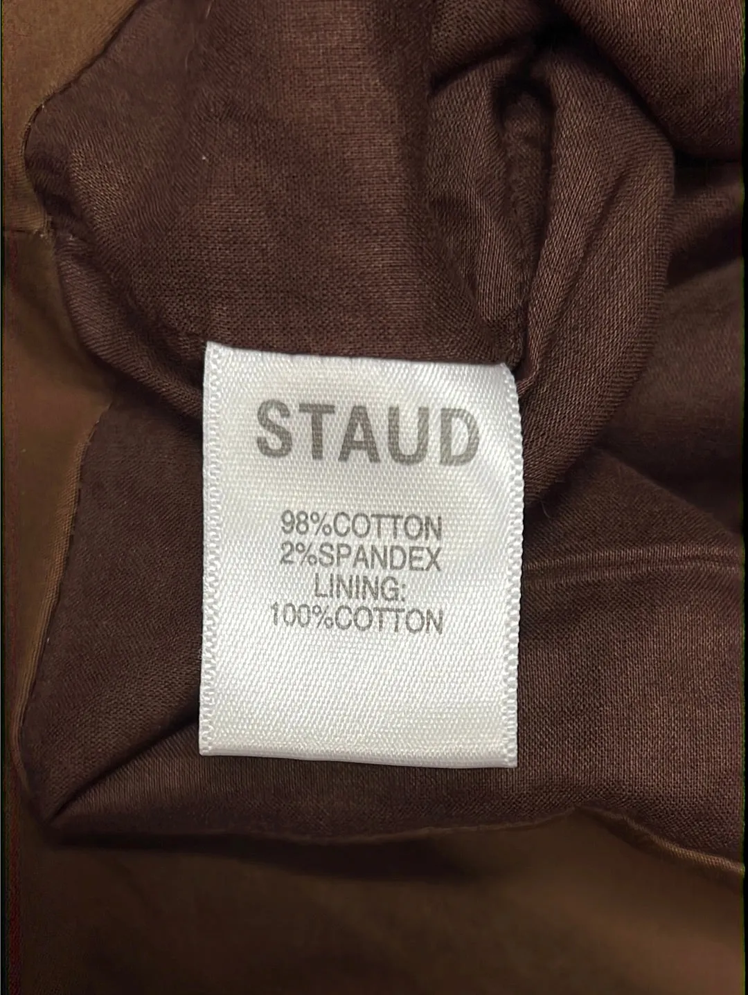 Size 14 - Staud Brown Ruched Top