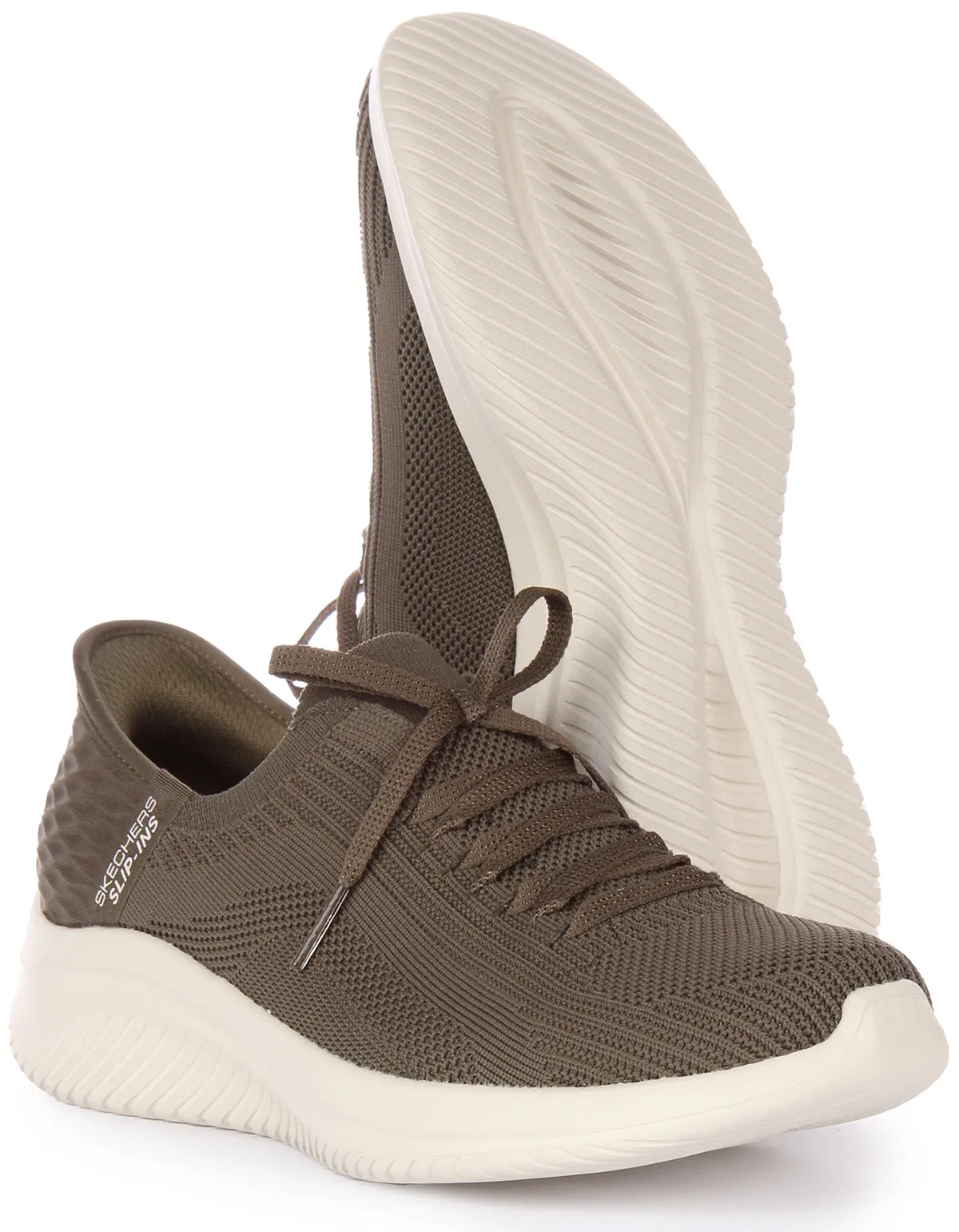 Skechers Ultra Flex 3.0 In Olive For Women