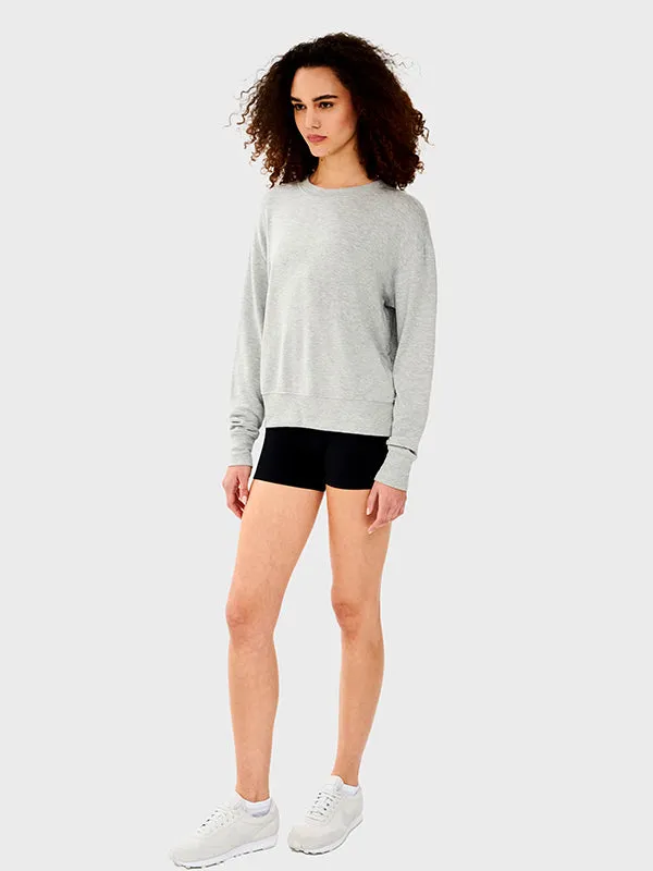 SPLITS59 HEATHER GREY SONJA FLEECE SWEATSHIRT