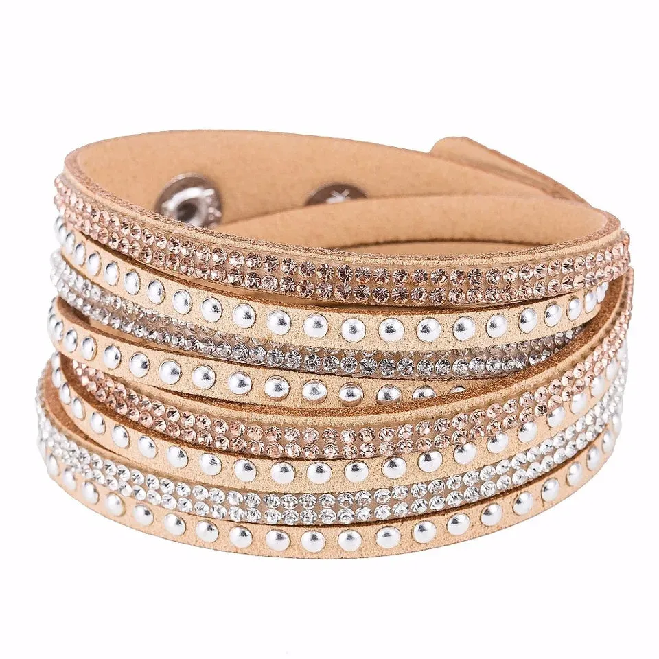 Suede Bling Bracelet