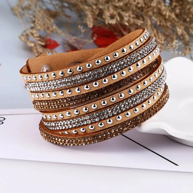 Suede Bling Bracelet