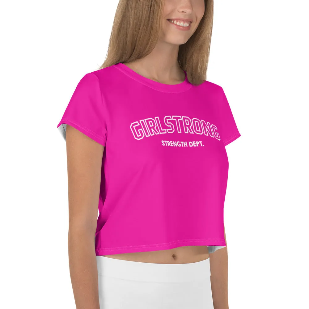 SUPER STRETCH BABY TEE POWER PINK