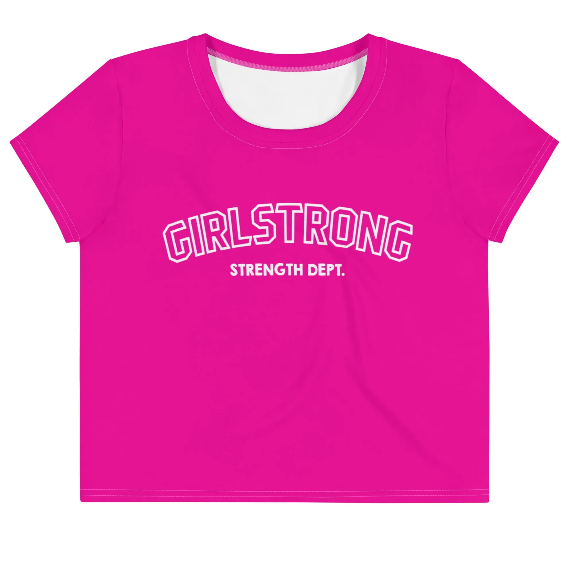 SUPER STRETCH BABY TEE POWER PINK