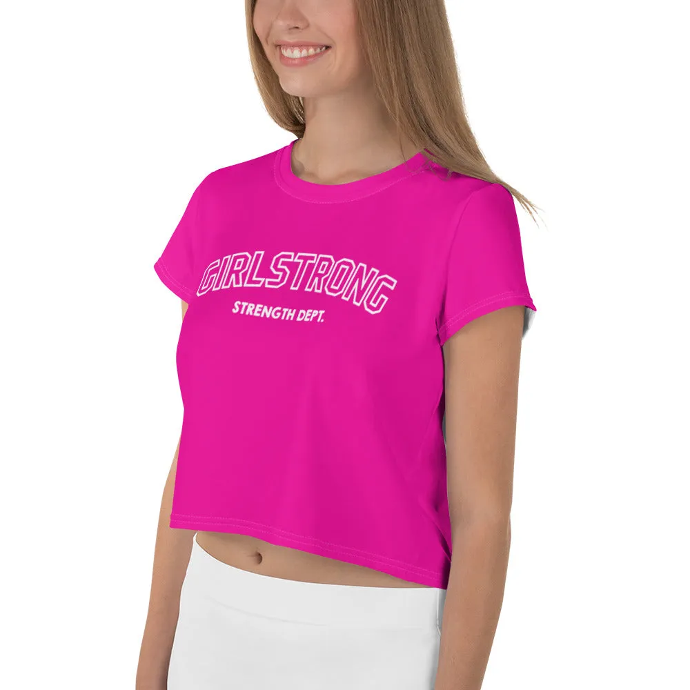 SUPER STRETCH BABY TEE POWER PINK