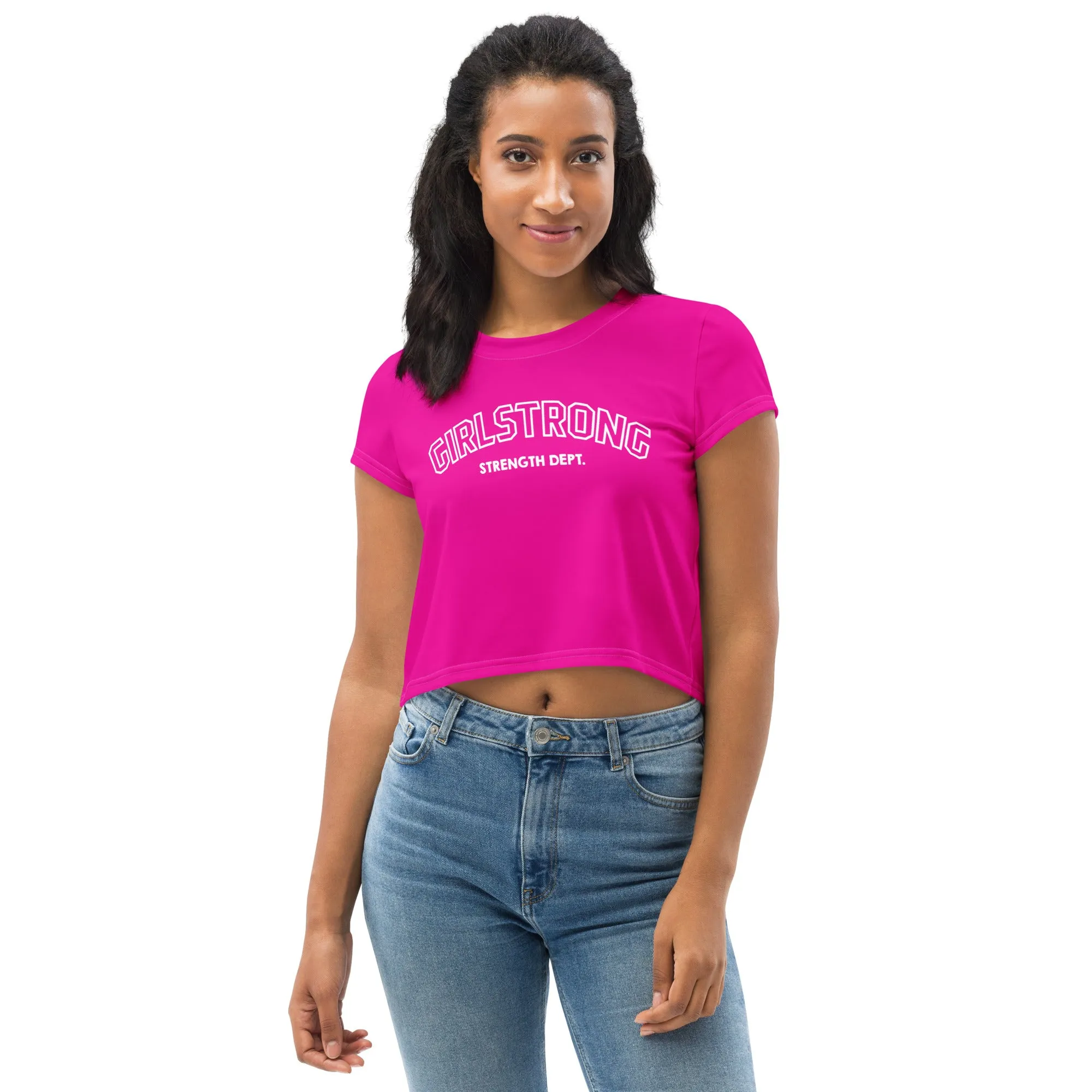 SUPER STRETCH BABY TEE POWER PINK