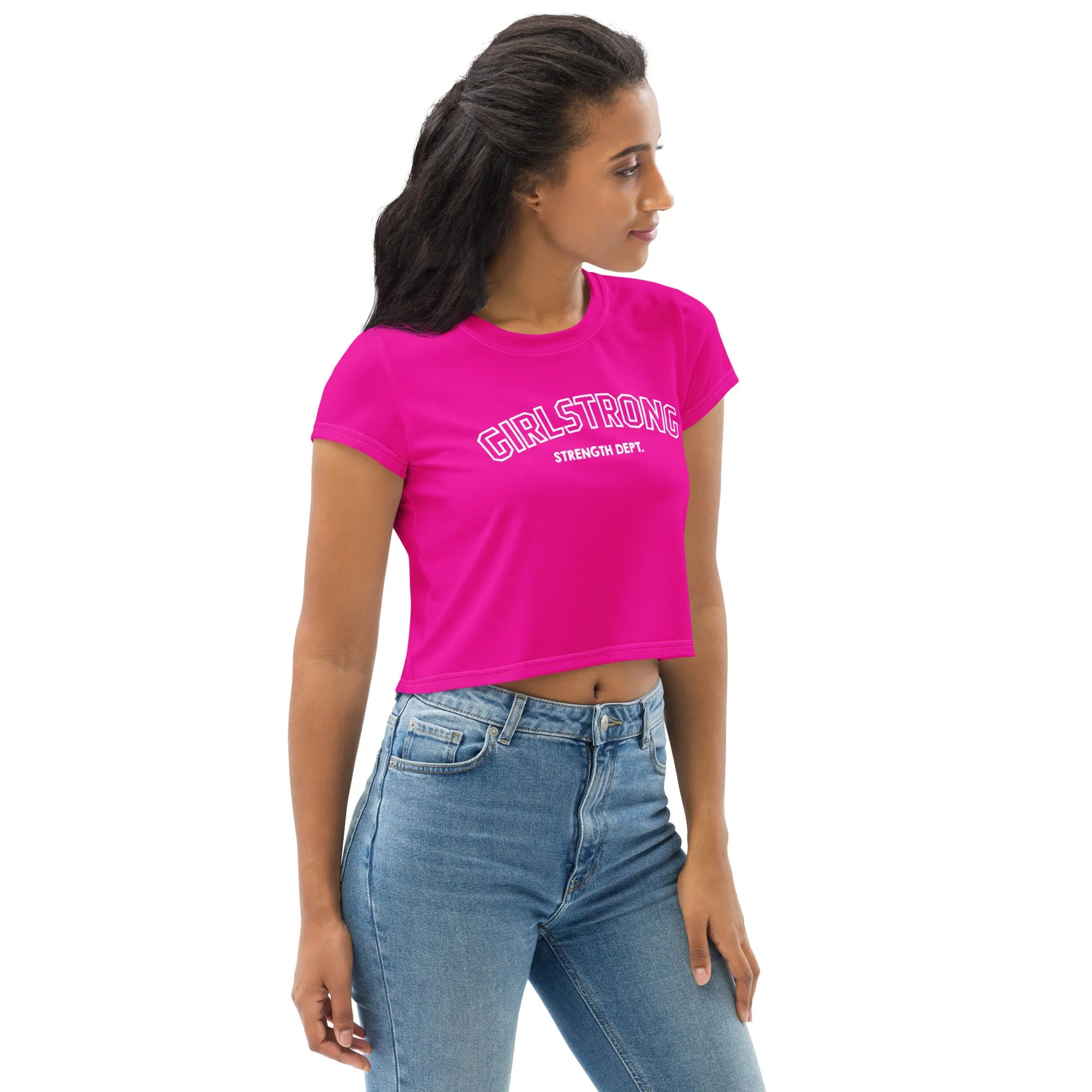 SUPER STRETCH BABY TEE POWER PINK