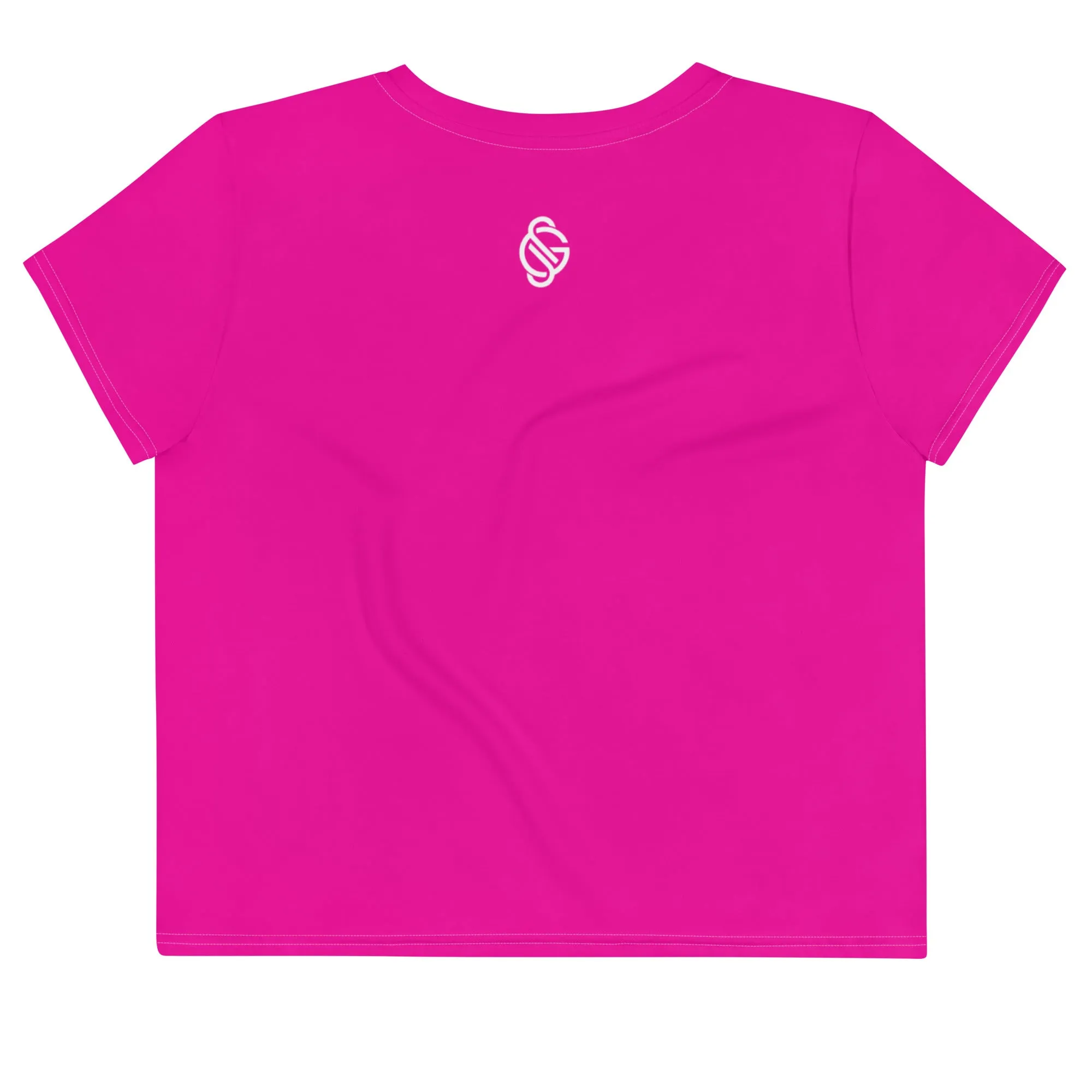 SUPER STRETCH BABY TEE POWER PINK