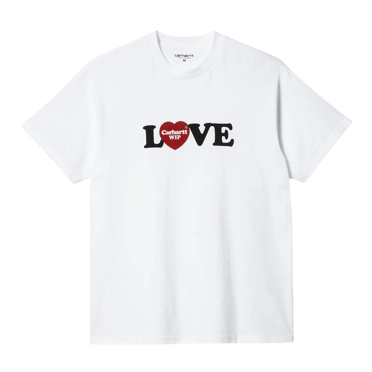 T-shirt Uomo Carhatt WIP S/S Love Bianco