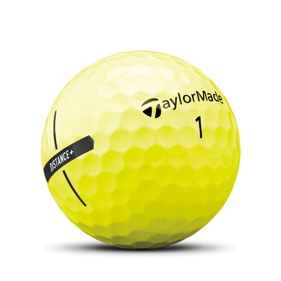 TaylorMade Distance  Golf Balls Yellow (1-Dozen)