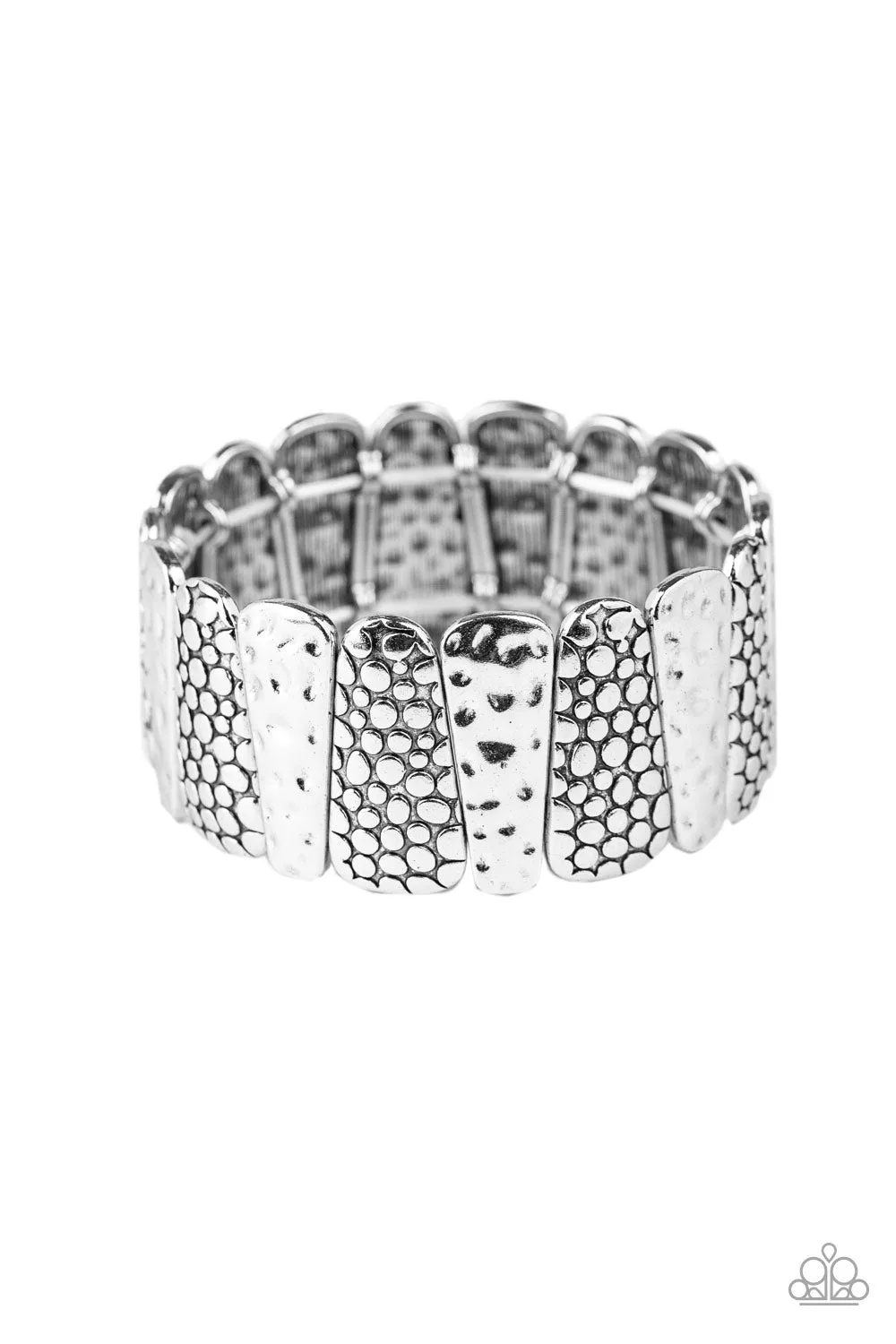 Texture Takedown Silver Bracelet