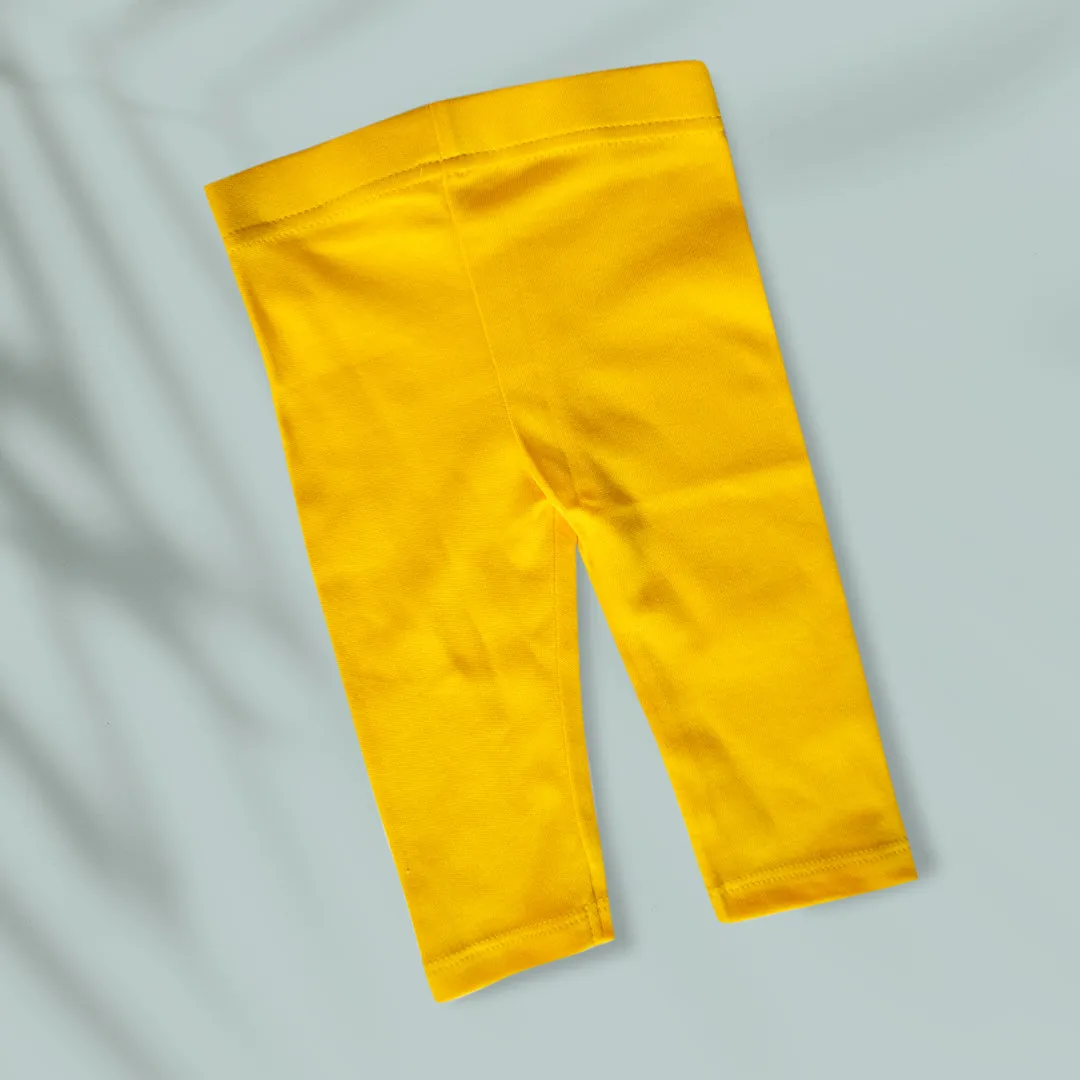 TShirt & Pants -Pyjama Set -Naughty Monkey T-shirt - Yellow Pants