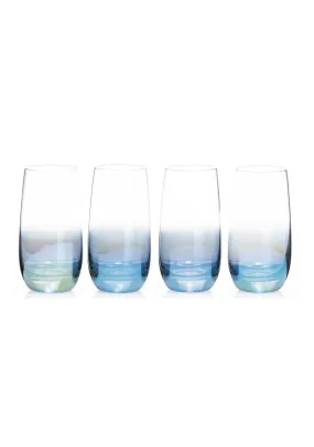 Ulltra Voilet Hiball Glass Set of 4