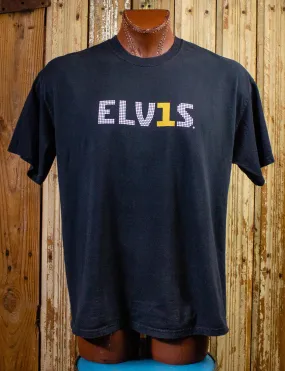 Vintage Elvis Presley 30 #1 Hits Promo T Shirt 2002 Black XL