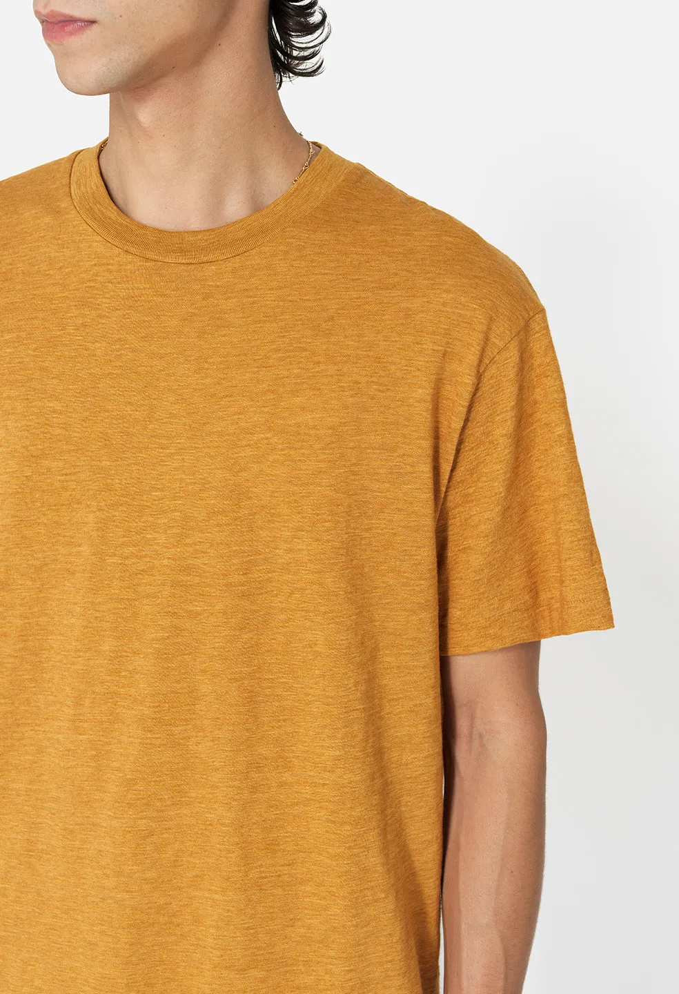 Vintage Melange Tee / Mustard