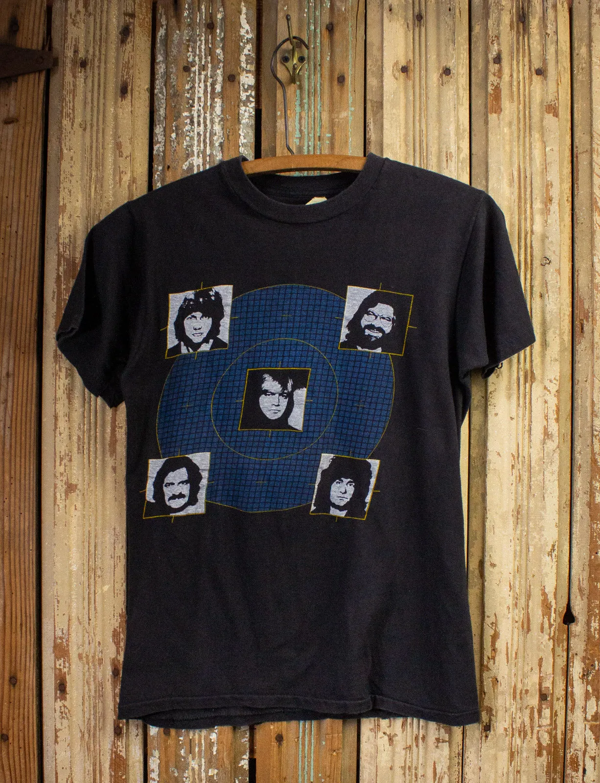 Vintage Moody Blues Long Distance Voyager Concert T Shirt 1981 Black XS