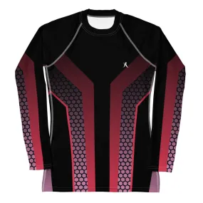 Women's Purple Honeycomb Rash Guard